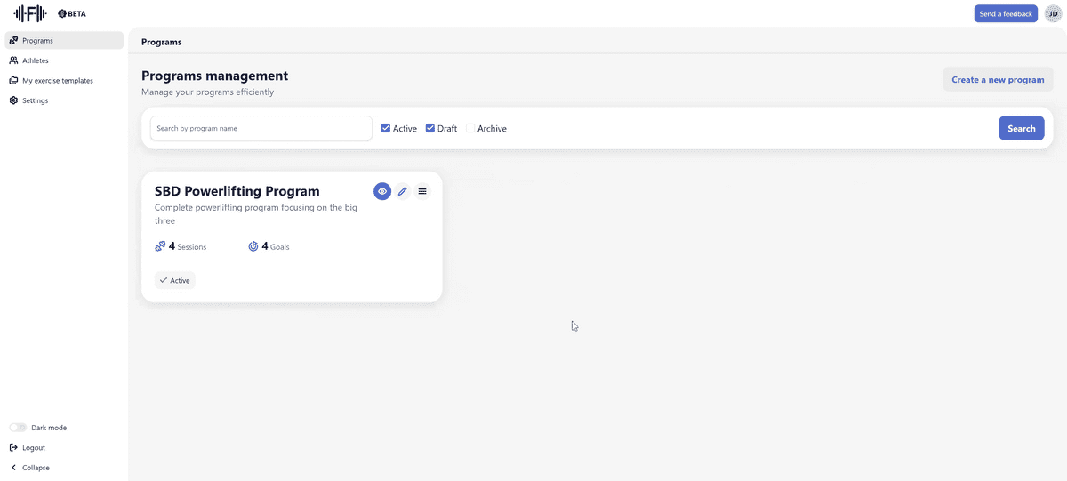 Simplified access for your athletes
